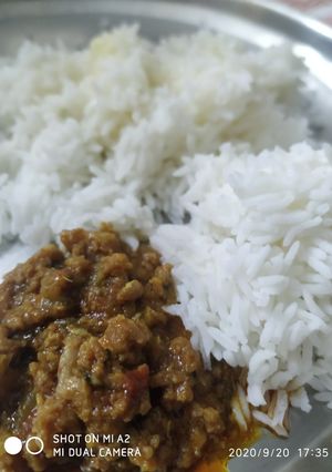 A picture of Mutton Keema.