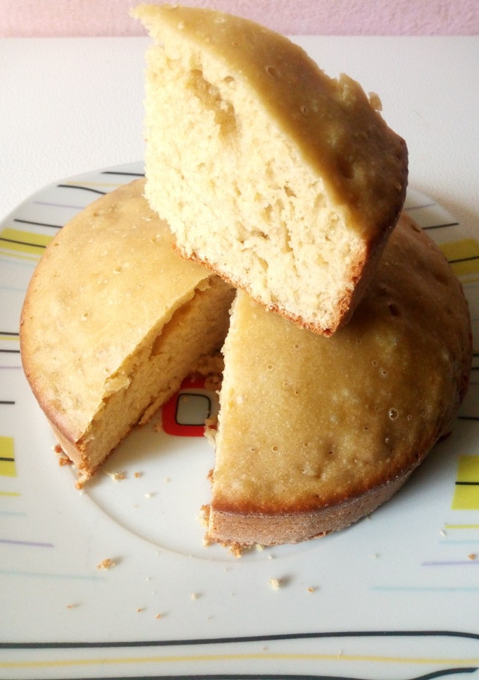 A picture of Simple sponge cake.