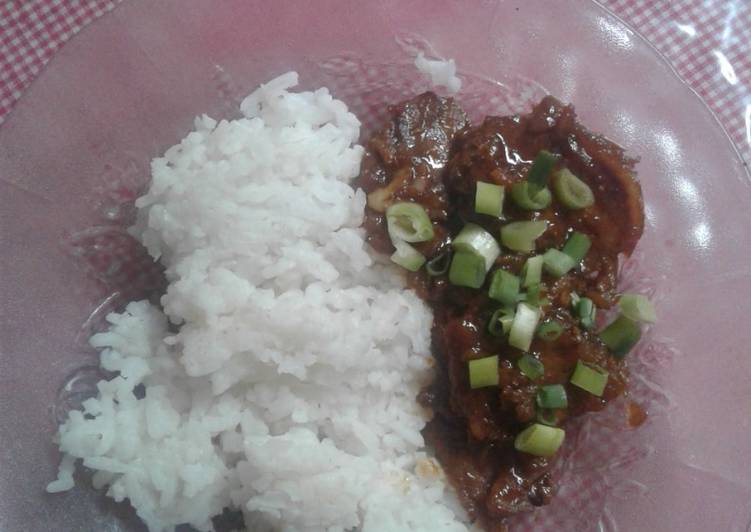 Daging bumbu kecap simpel