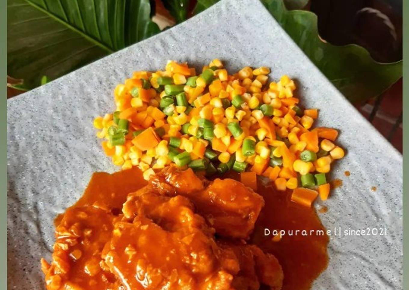 Rainbow Chicken Steak