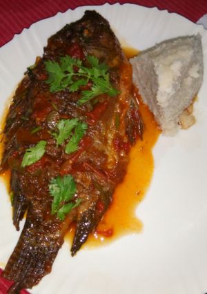 A picture of Wet fry fish #Authormarathon.
