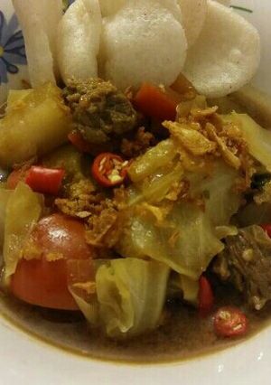Foto resep Tongseng Daging Sapi (Tanpa Santan)