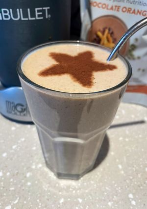 A picture of Thick Chocolate Orange Breakfast Smoothie 🍊.