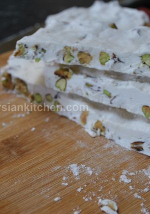 A picture of Classic Gaz recipe (Persian Nougat).