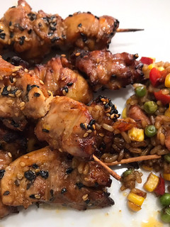 Una foto de Brochetas de pollo Teriyaki Ametller en Airfryer Cosori