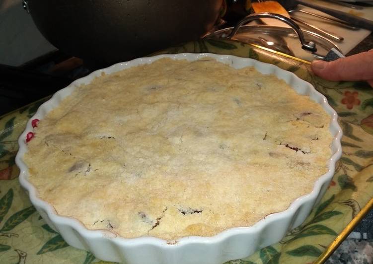 Recipe of Favorite Plum and blackberry crumble