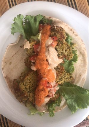 Una foto de Falafel horneado