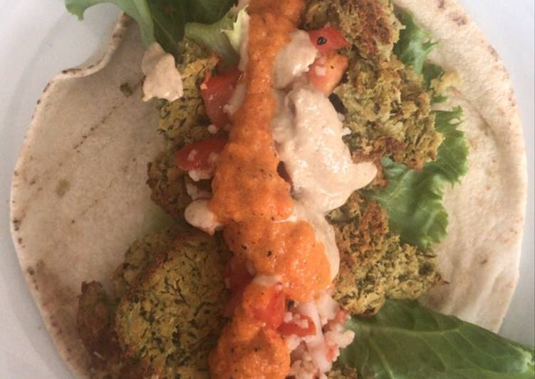 Falafel horneado