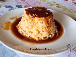 Flan de huevo María