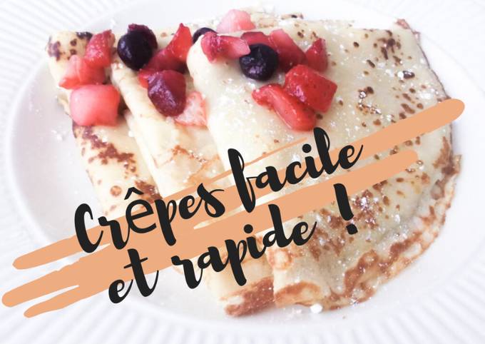 Crêpes sucrées