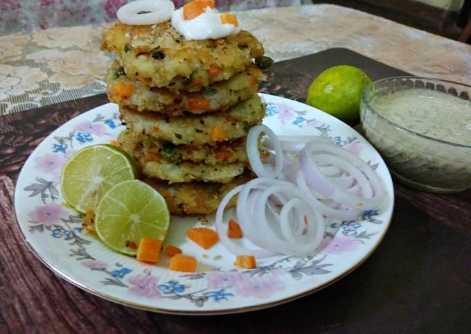 Healthy Daliya Patties in less oil