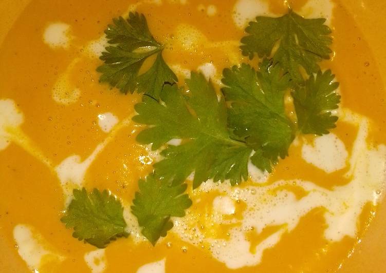 Steps to Prepare Quick Pumpkin soup