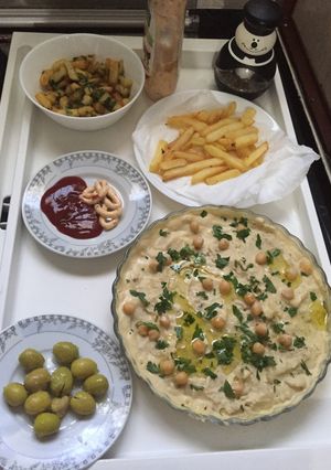 صورة لوصفة فتة حُمُّص