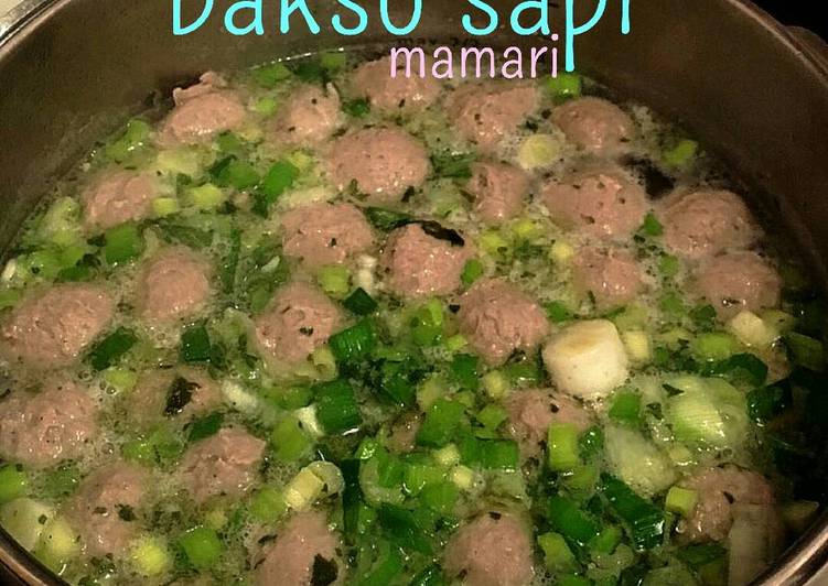 Bakso sapi tanpa tepung tapioka