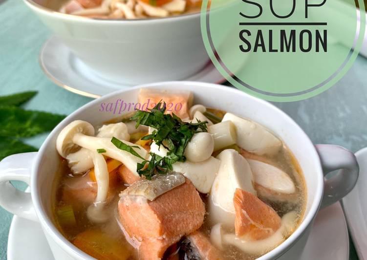 Bagaimana Menyiapkan Sup Salmon Anti Gagal