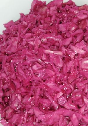 عکسی از دستور ترشی کلم بنفش