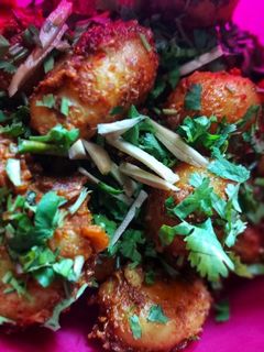 শুকনো আলুর দম(Aloor dum recipe in Bengali) রেসিপির প্রধান ছবি