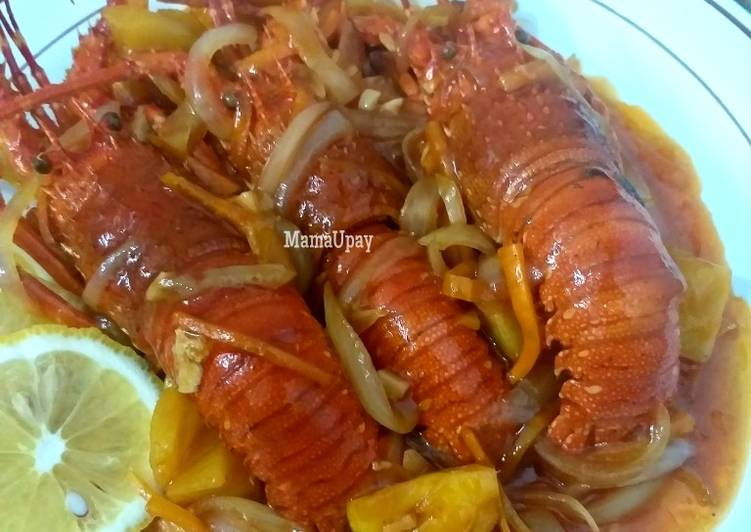 Resep Lobster Saus Asam Manis Yang Nikmat