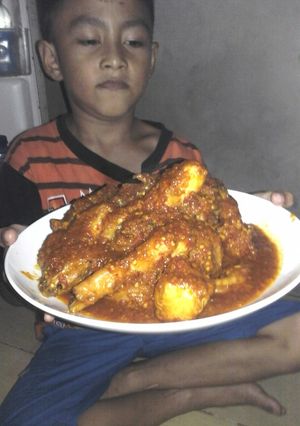 Foto resep Ayam mask bumbu merah sos tiram