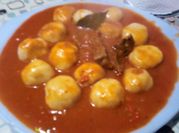 Una foto de gnocchi rellenos
