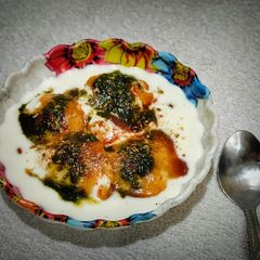 Dahi vada A picture of Dahi vada.