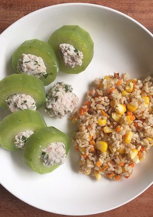 Hình của món Thịt nhồi bí đao Eat clean.