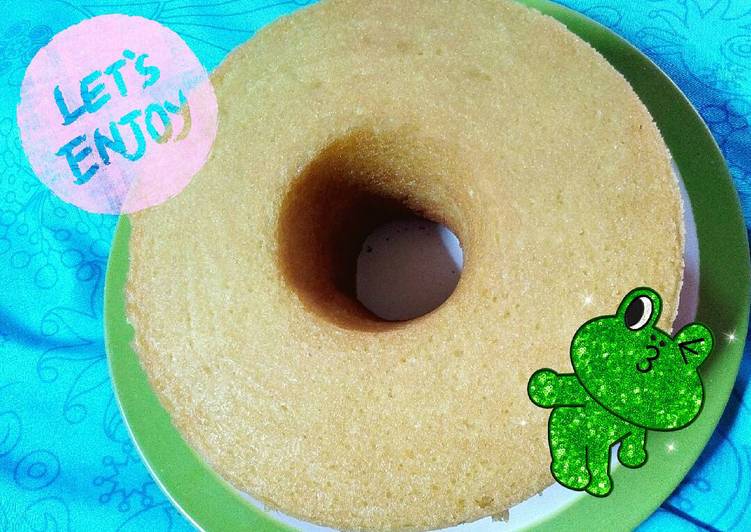 Bolu keju kukus no mixer