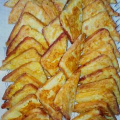 A picture of Potato mayo sandwiches.