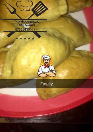 A picture of Yummy meatpie.