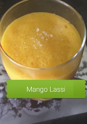A picture of Mango Lassi.