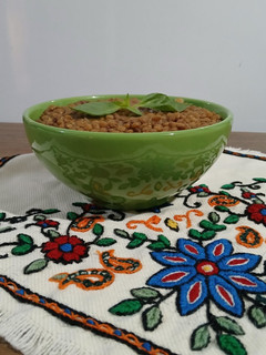 عکسی از دستور عدسی با گوشت چرخ کرده