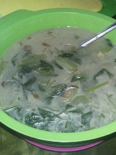 Foto resep Sayur Bobor(labu siam & bayam)