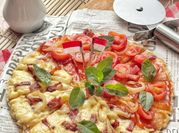 Gambar pizza bacon