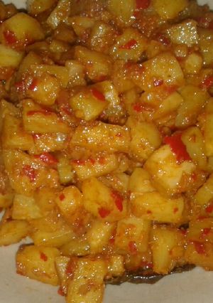 Foto resep Kentang bumbu merah