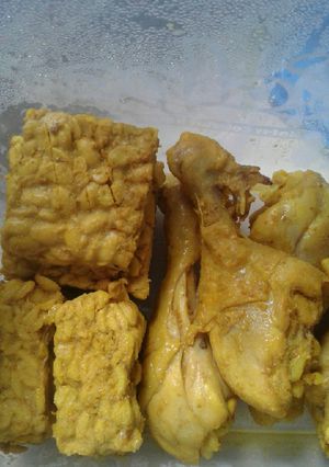 Foto resep Ayam dan tempe ungkep