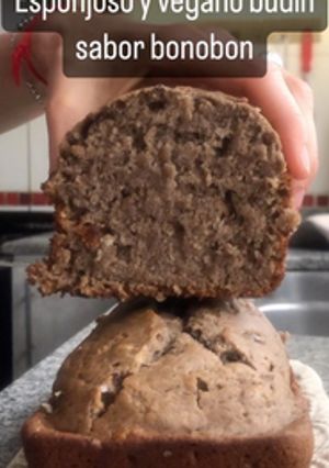 Una foto de Budín vegano sabor bonobon