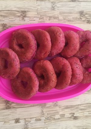 Foto resep Donat Buah Naga