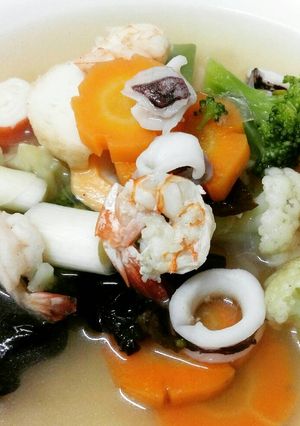 Foto resep Sup seafood kuah bening
