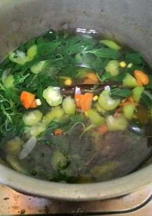 Foto resep Sayur Bayam Brambang Salam