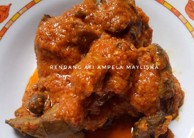 Cara Gampang Menyiapkan Rendang Ati Ampela yang Enak Banget