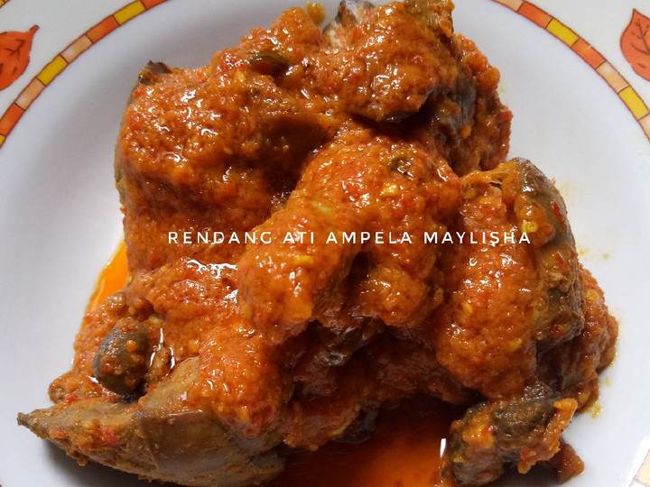 Resep: Rendang Ati Ampela Wajib Dicoba