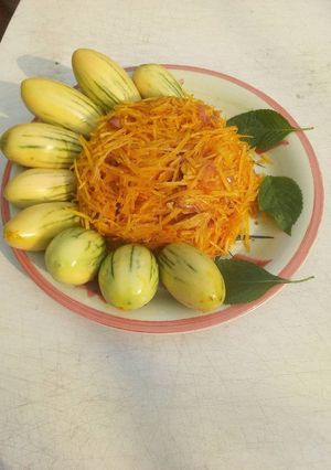 A picture of My African salad.