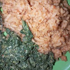 Jollof rice A picture of Jollof rice.