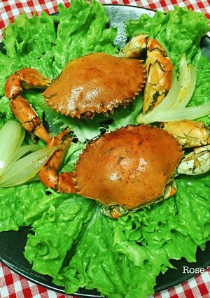 Hình của món Cua Xào Bơ Tỏi Ngày Mưa Bão.