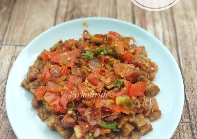 Tempe Goreng Sambal Pecak