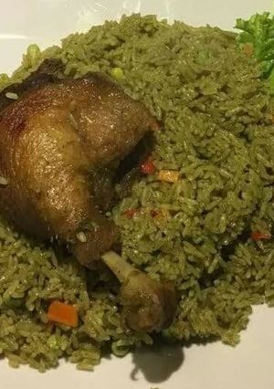 A picture of Arroz con Pato a la Chiclayana.