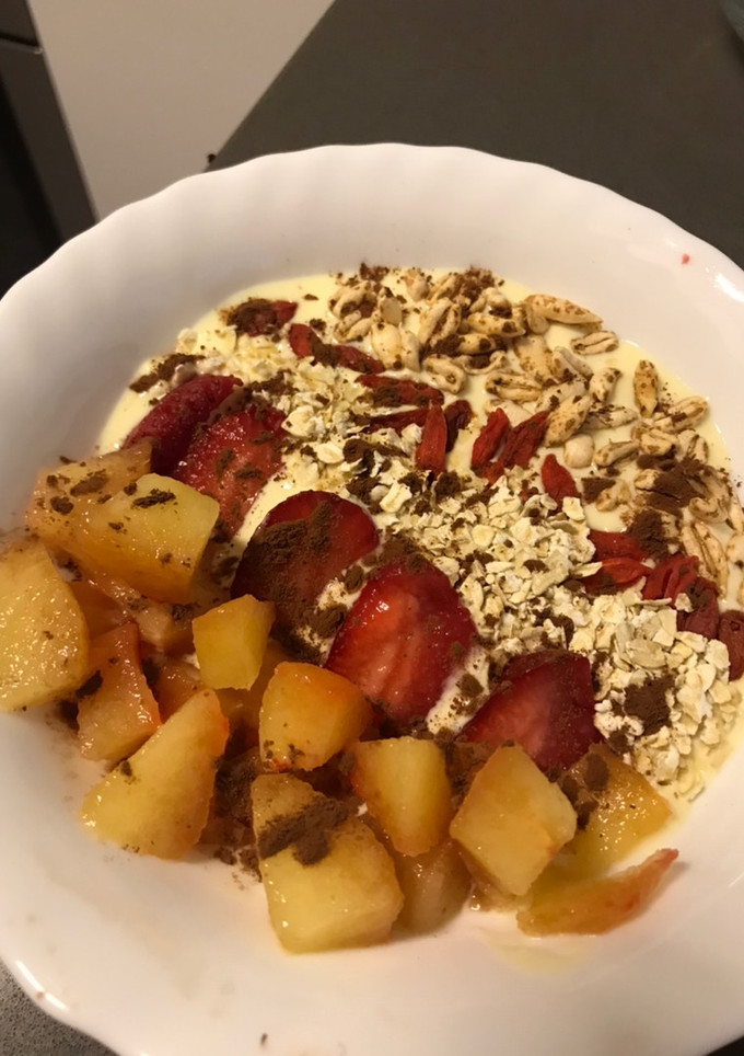 Una foto de Bowl de frutas 🥭🍓🍑