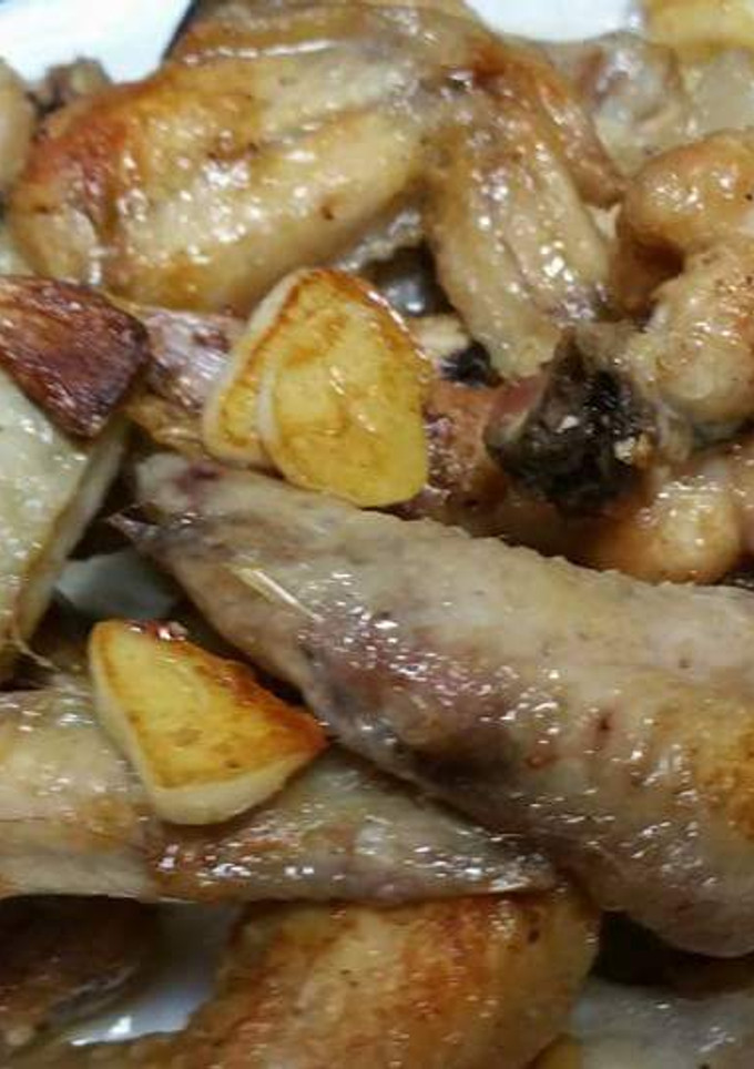Una foto de Alitas fritas