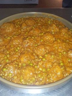 Una foto de Albóndigas en salsa dulce