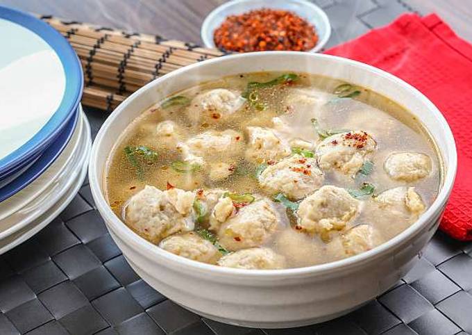 Bagaimana mengolah Bakso Kuah, Lezat